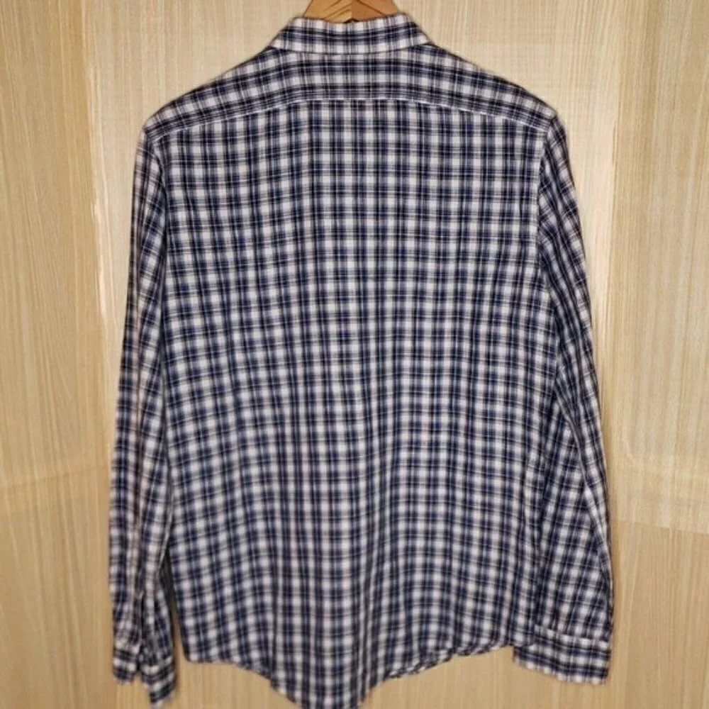 Polo Ralph Lauren Linen Blend Plaid Button Down